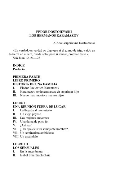 Los hermanos Karamazov