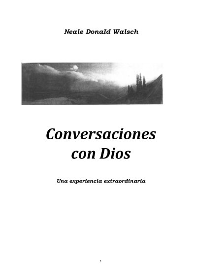 Conversaciones con Dios