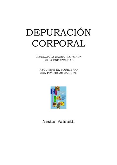 Depuración Corporal
