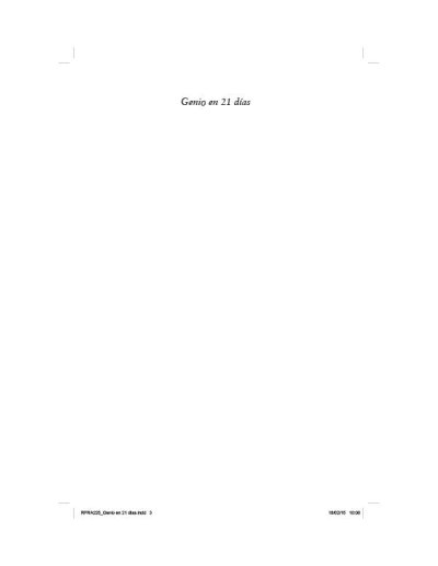 Genio en 21 días