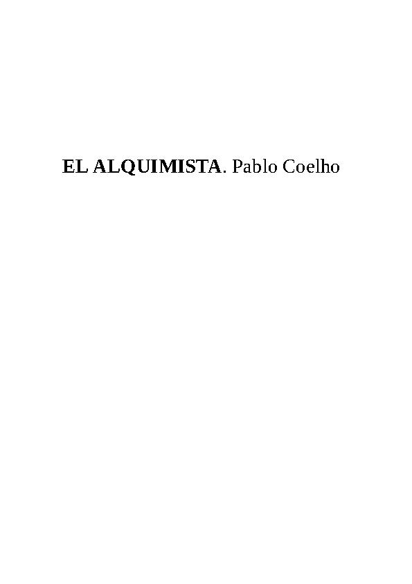 El Alquimista