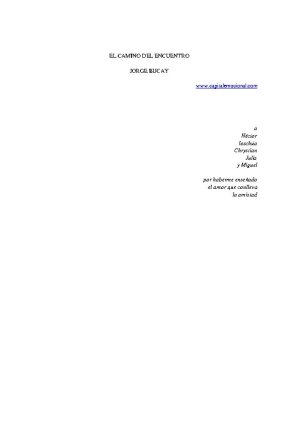 EL CAMINO DEL ENCUENTRO